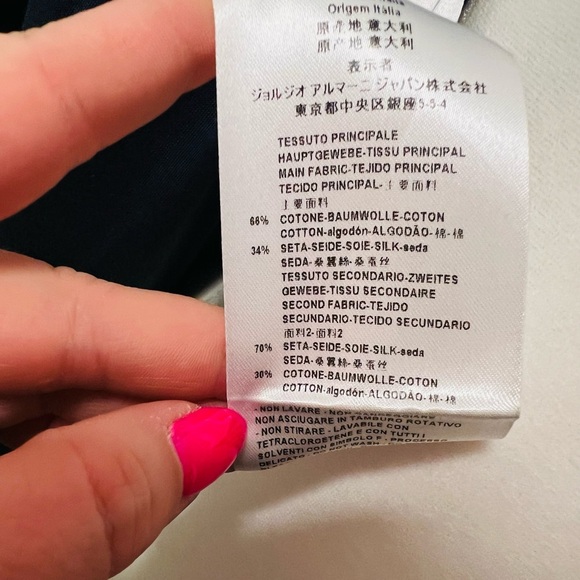 GIORGIO ARMANI • CHEVRON BOW BLAZER - Picture 7 of 9